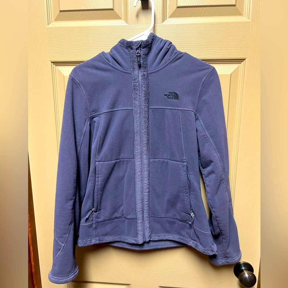North face fleece zip up sweater